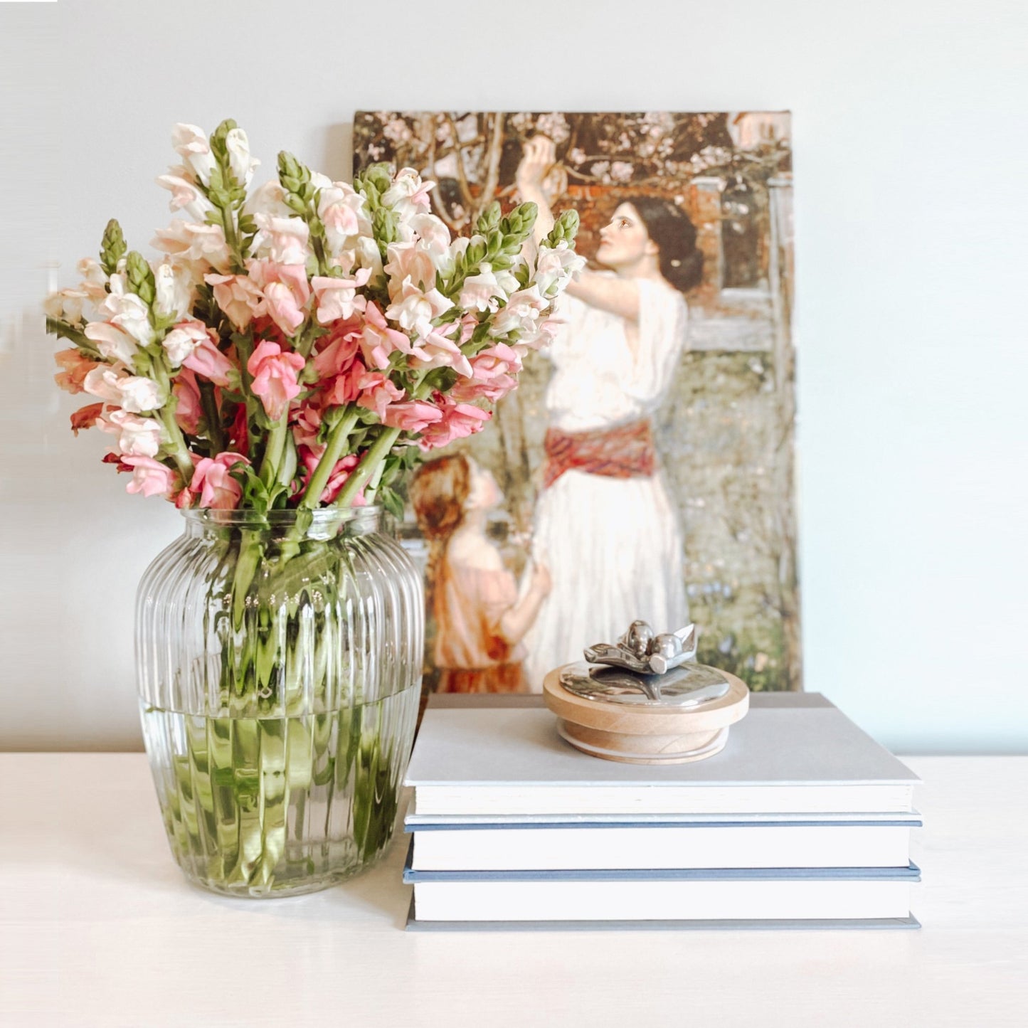 Olive Knob Glass Canisters - themonogram manor 