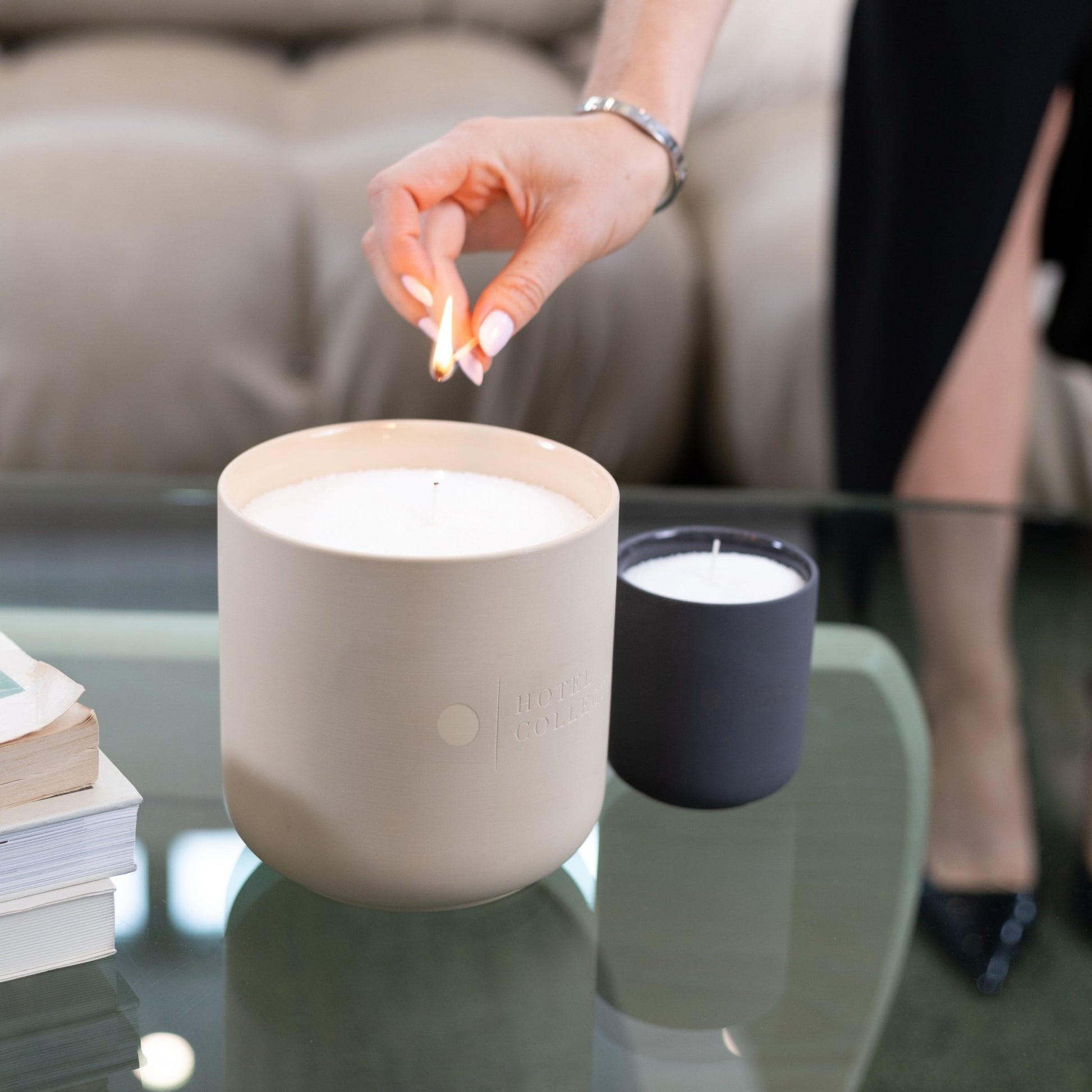 Grande Ceramic Sand Wax Set - themonogram manor 
