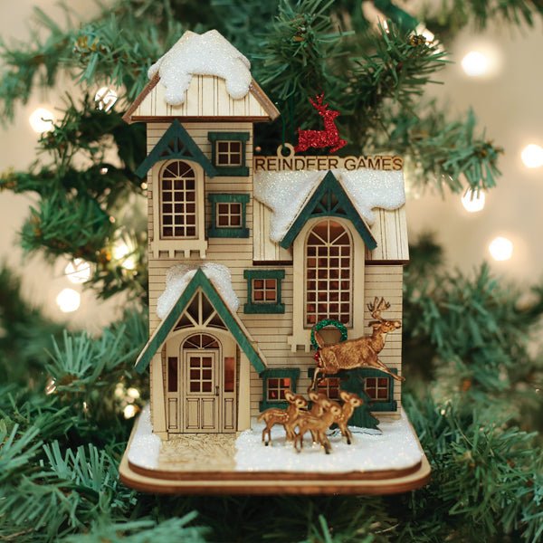 Reindeer Games Ornament - themonogram manor 