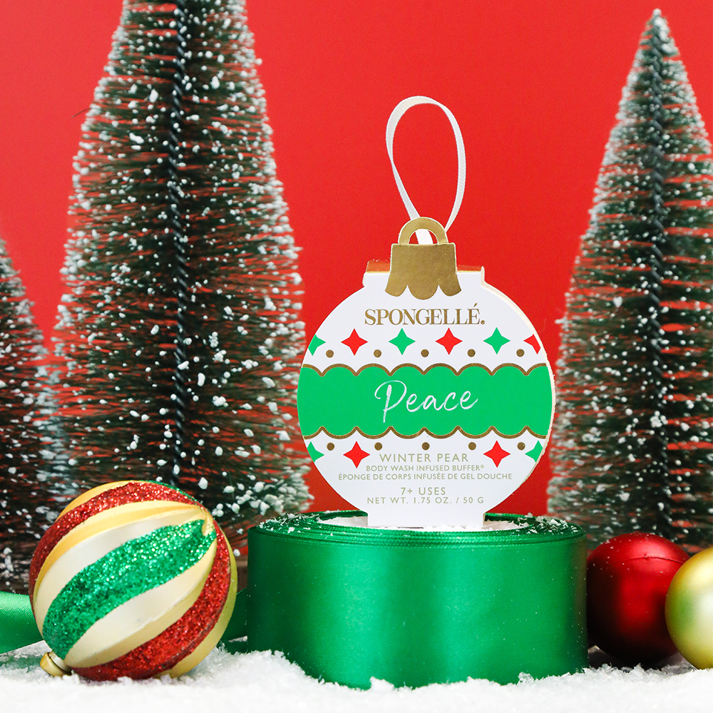 Peace - Winter Pear | Holiday Ornament - themonogram manor 