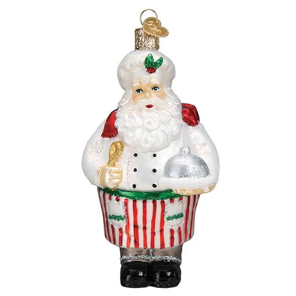 Chef Santa Ornament - themonogram manor 
