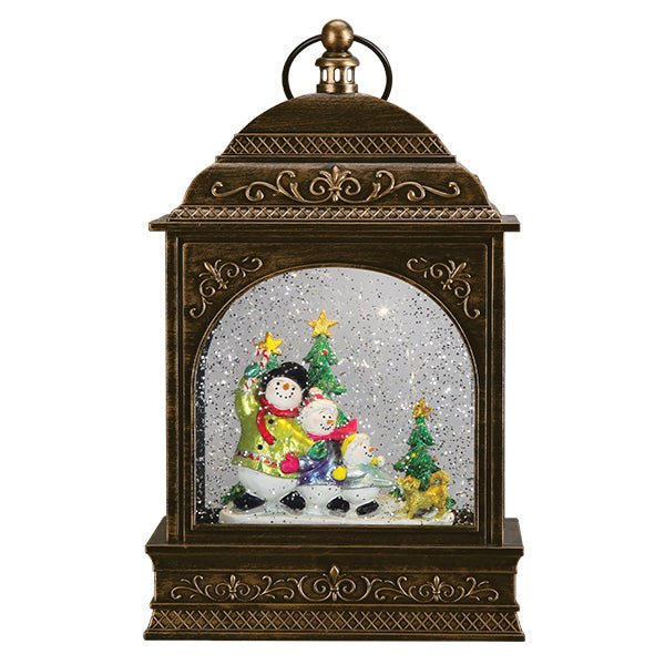 Snow Family Lantern - themonogram manor 