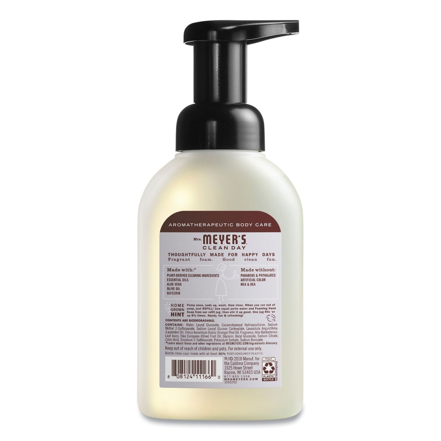 Mrs. Meyer's Foaming Hand Soap, Lavender, 10 oz, 6/Carton - themonogram manor 