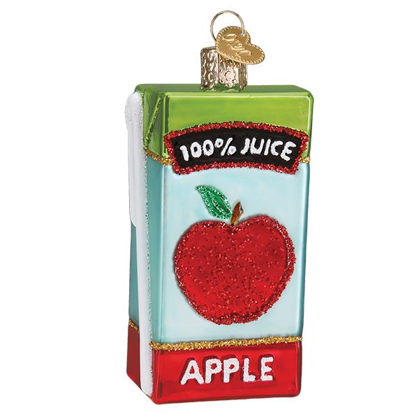 Apple Juice Box Ornament - #themonogram manor #