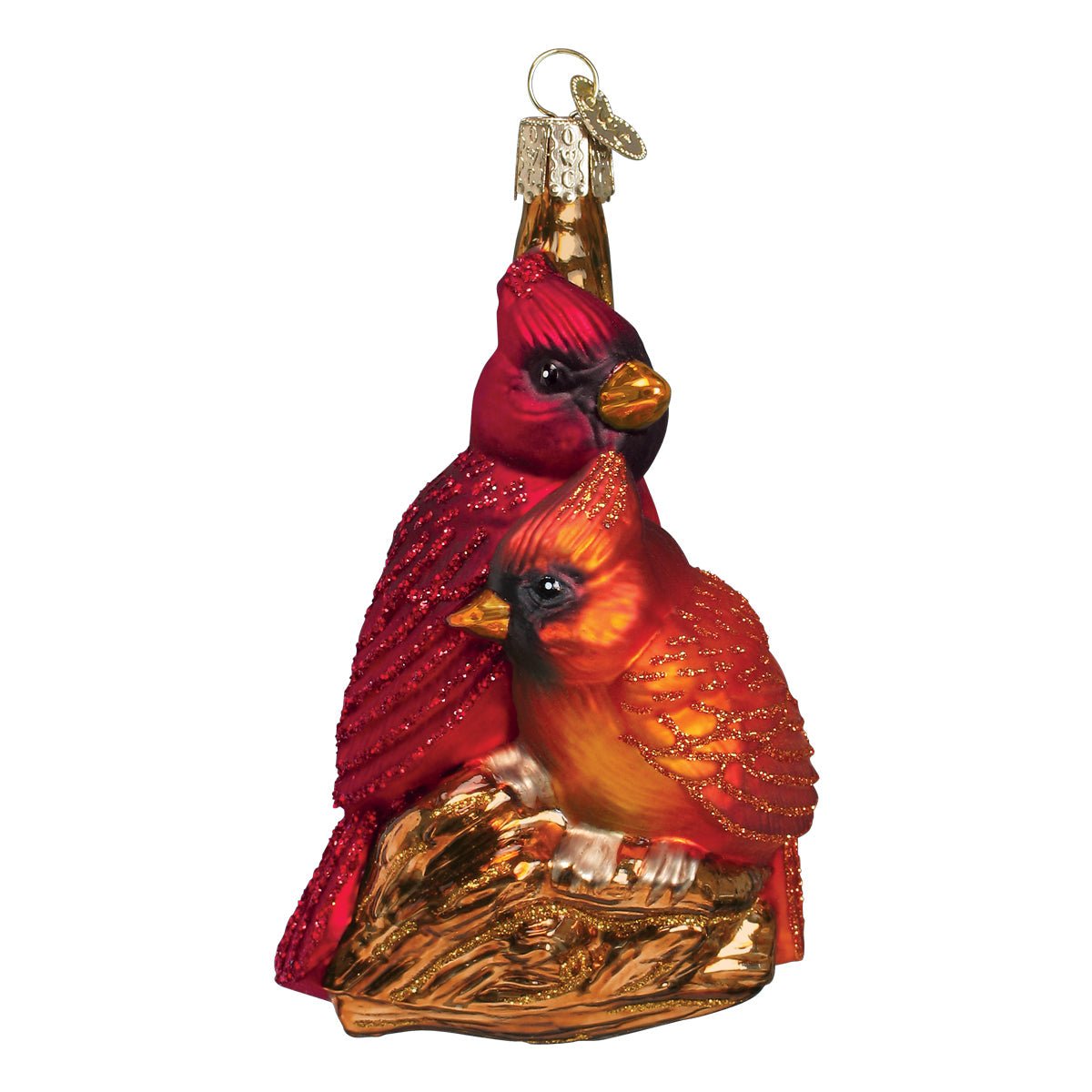 Pair Of Cardinals Ornament - #themonogram manor #