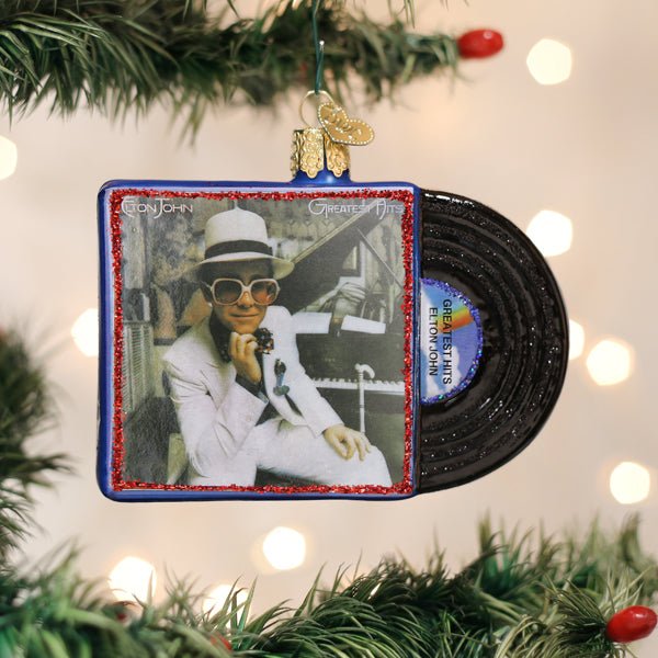 Elton John Greatest Hits Album Ornament - #themonogram manor #