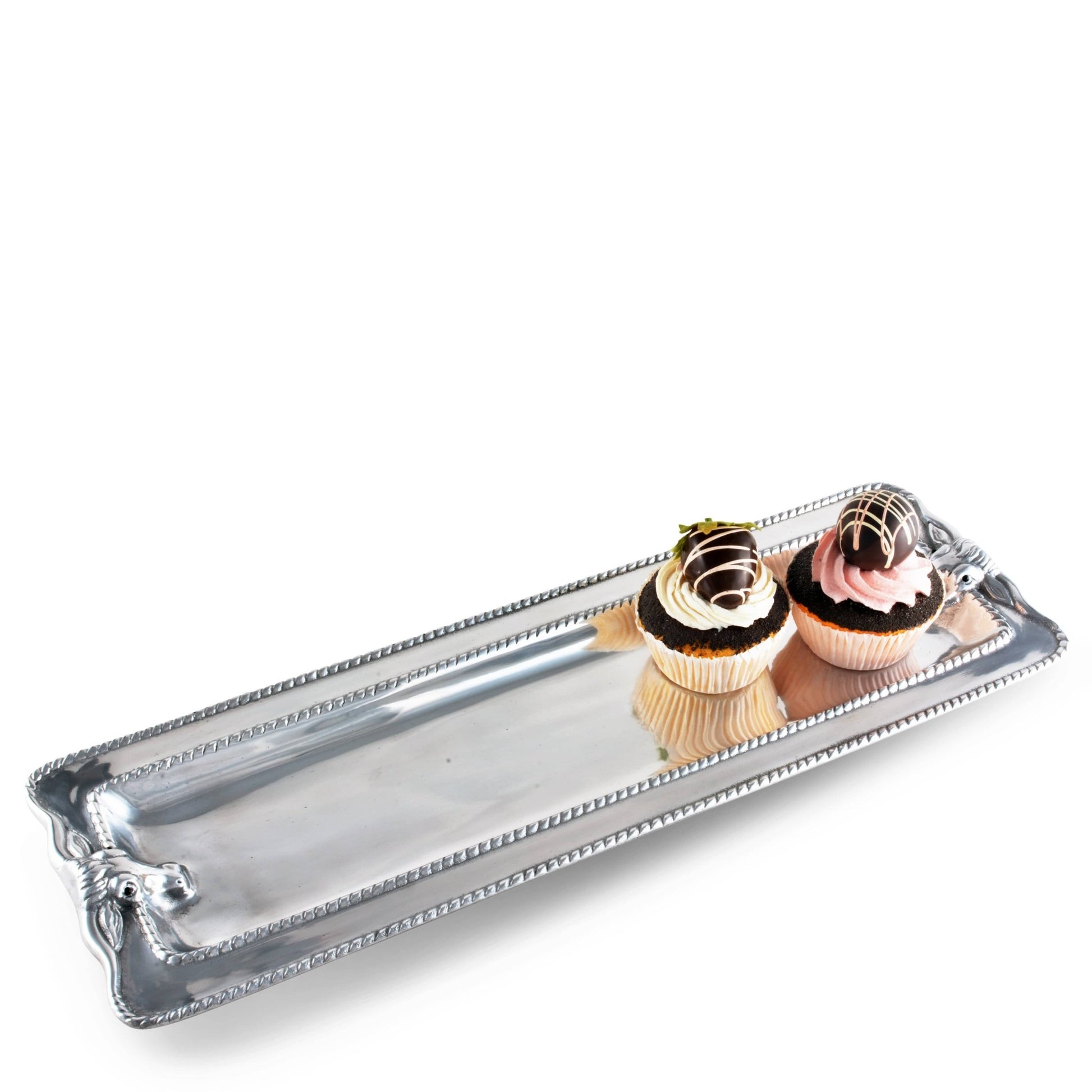 Longhorn with Braid Oblong Tray - themonogram manor 