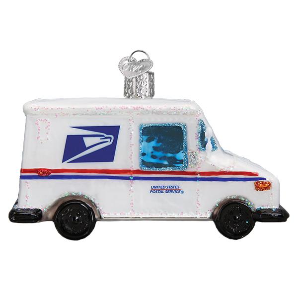 USPS Mail Truck Ornament - #themonogram manor #