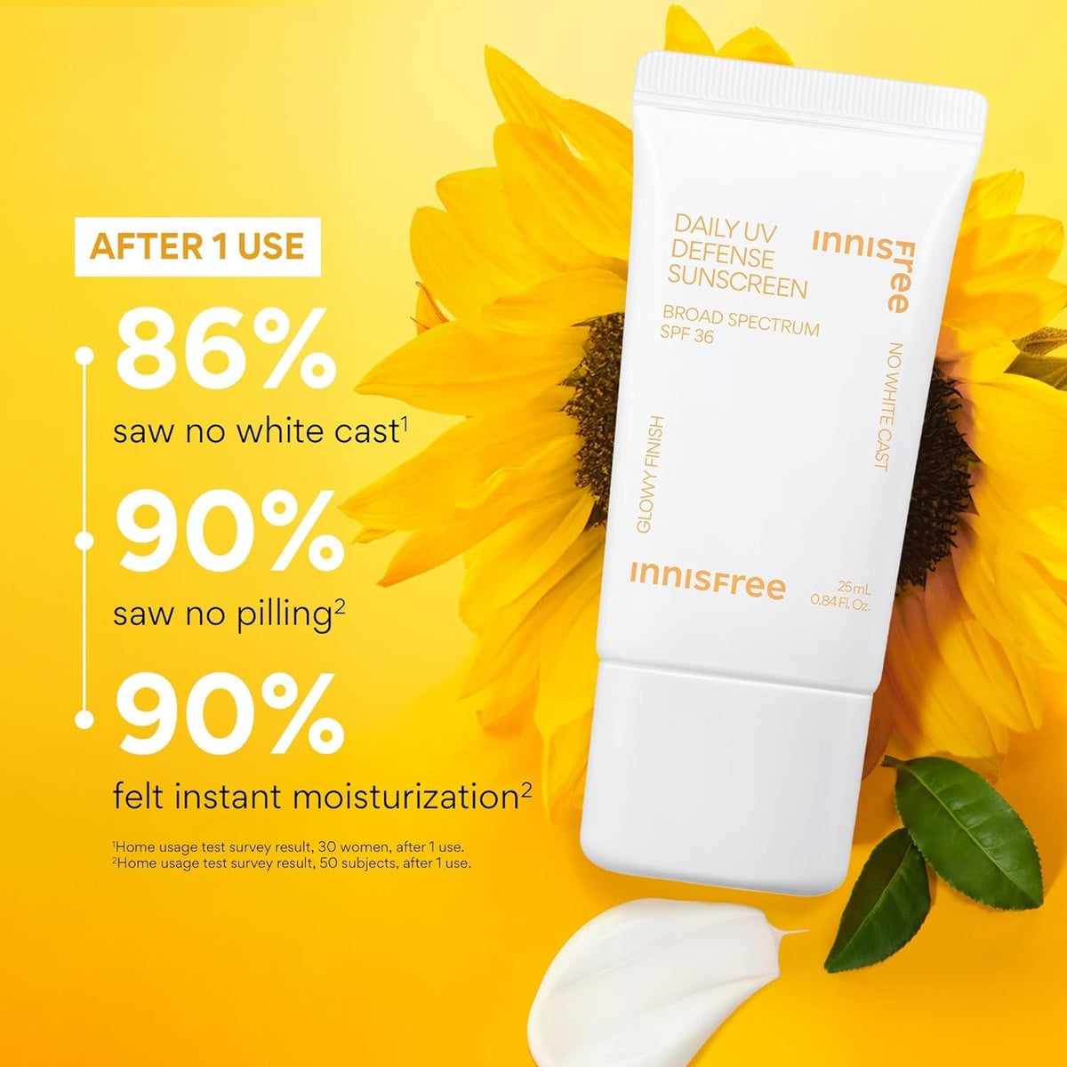 Daily UV Defense Sunscreen Broad Spectrum SPF 36, Invisible Korean Sunscreen for Face with No White Cast - themonogram manor 