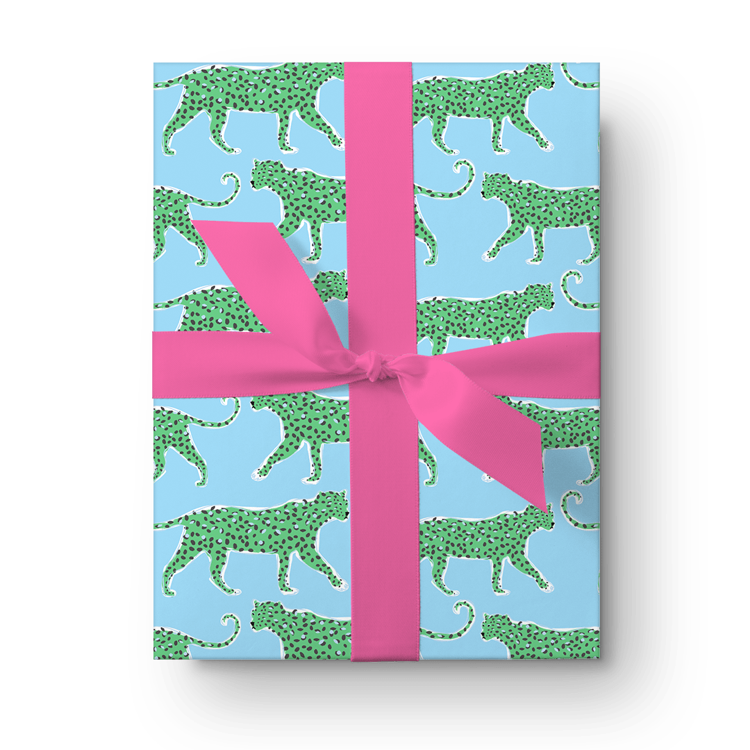 Tiger Leopard Sheet | Gift Wrapping Sheet | Gift Wrap Paper - themonogram manor 