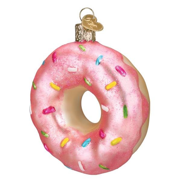 Pink Sprinkles Donut Ornament - themonogram manor 