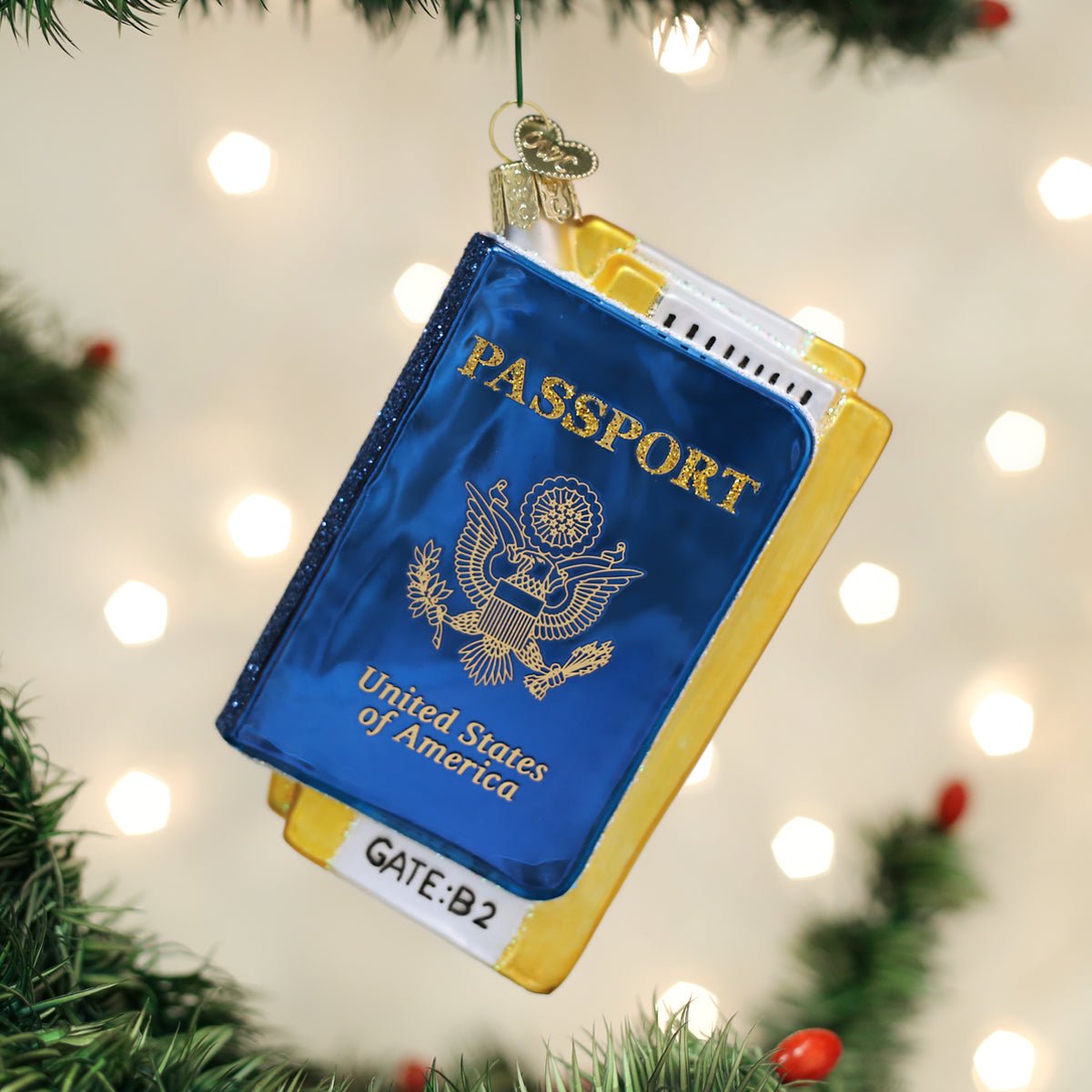 Passport Ornament - #themonogram manor #