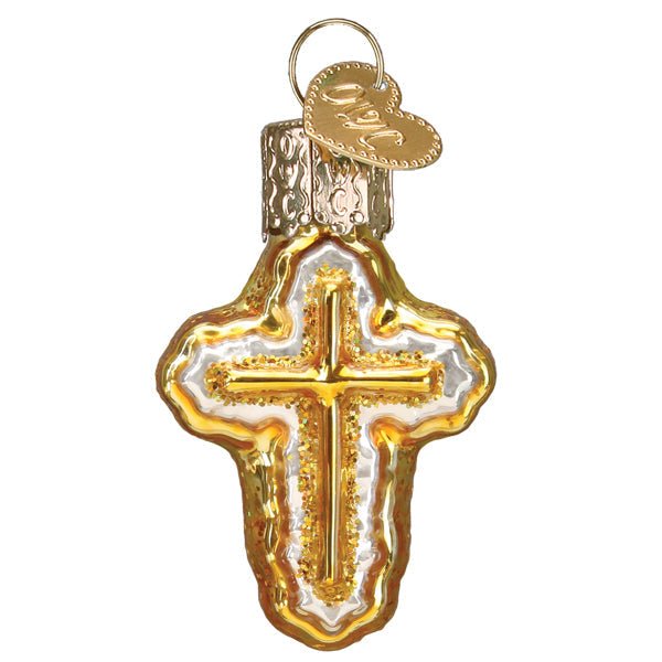Mini Cross Ornament - themonogram manor 