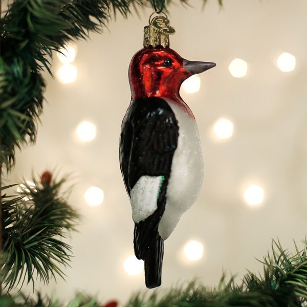Red-headed Woodpecker Ornament - #themonogram manor #