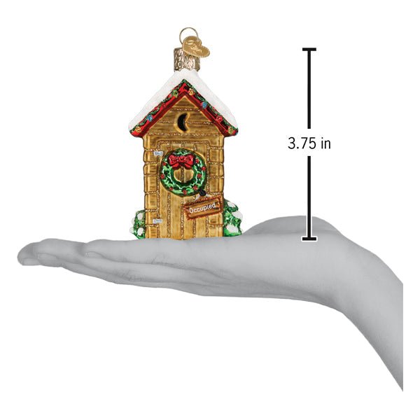 Holiday Outhouse Ornament - themonogram manor 