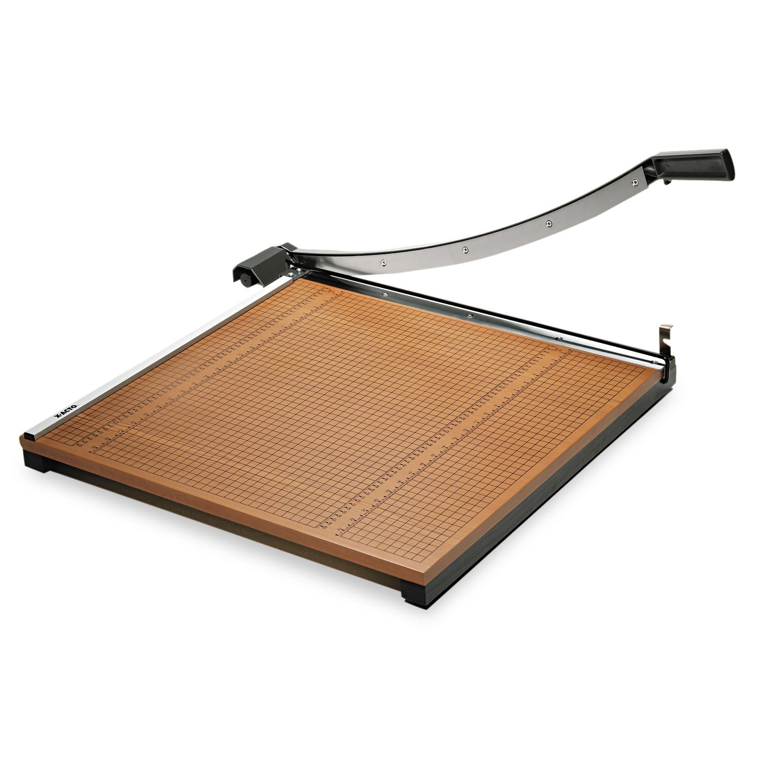 X - ACTO Square Commercial Grade Wood Base Guillotine Trimmer, 20 Sheets, 24" Cut Length, 24 x 24 - themonogram manor 