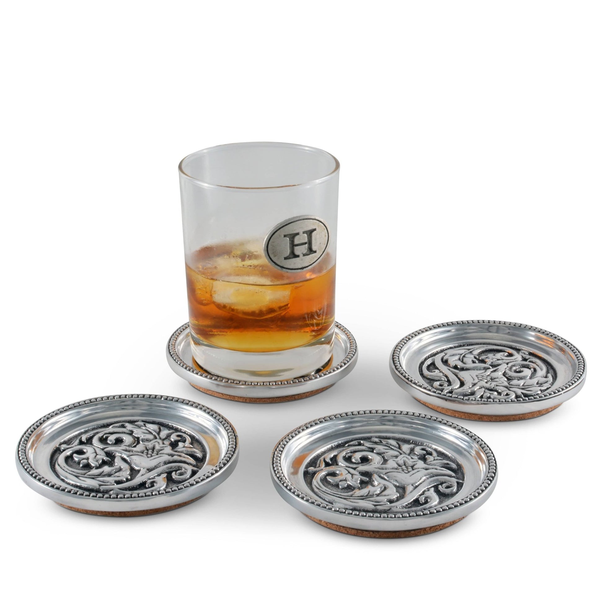 Concho Western Drink Coaster Set of 4 - themonogram manor 