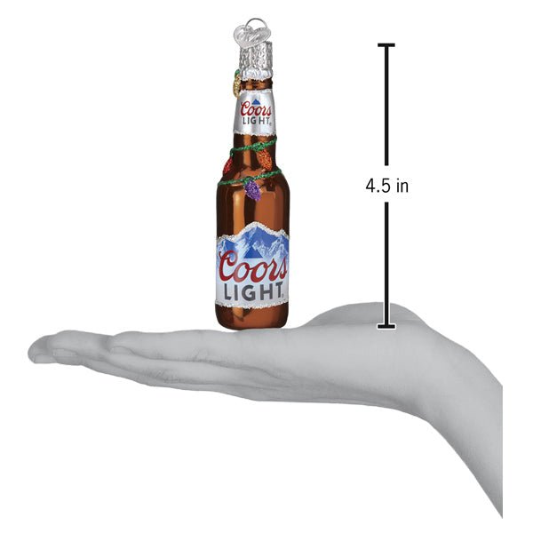 Holiday Coors Light Bottle Ornament - themonogram manor 