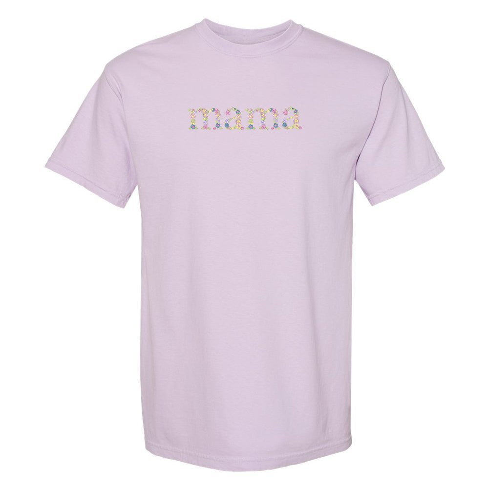 'Floral Mama' Comfort Colors T-Shirt - themonogram manor 