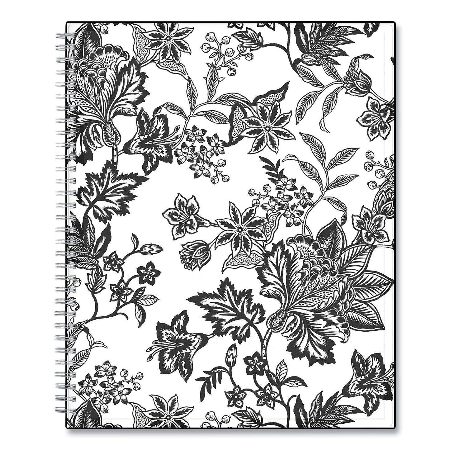 Blue Sky Analeis Create - Your - Own Cover Weekly/Monthly Planner, Floral, 11 x 8.5, White/Black/Coral, 12 - Month (July - June): 2022 - 2023 - themonogram manor 