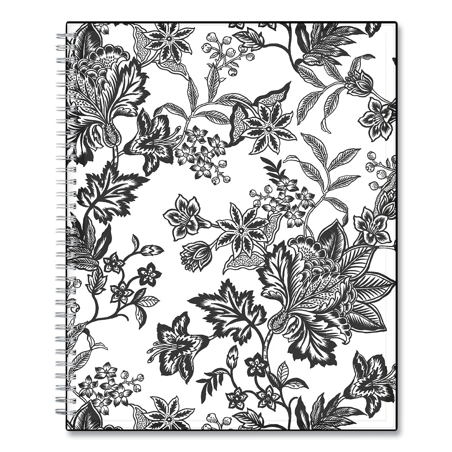 Blue Sky Analeis Create - Your - Own Cover Weekly/Monthly Planner, Floral, 11 x 8.5, White/Black/Coral, 12 - Month (July - June): 2022 - 2023 - themonogram manor 