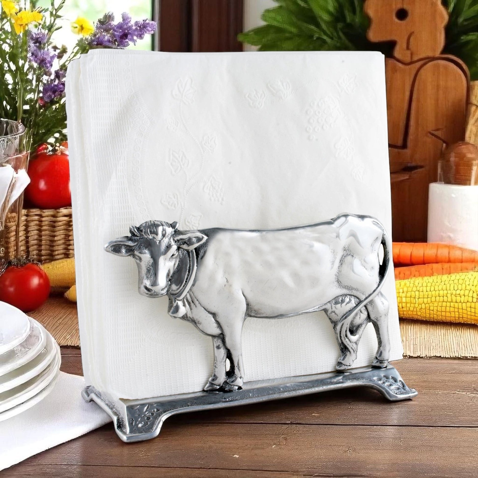 Cow Napkin Holder - themonogram manor 