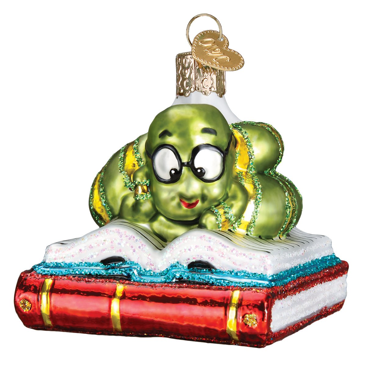 Bookworm Ornament - themonogram manor 