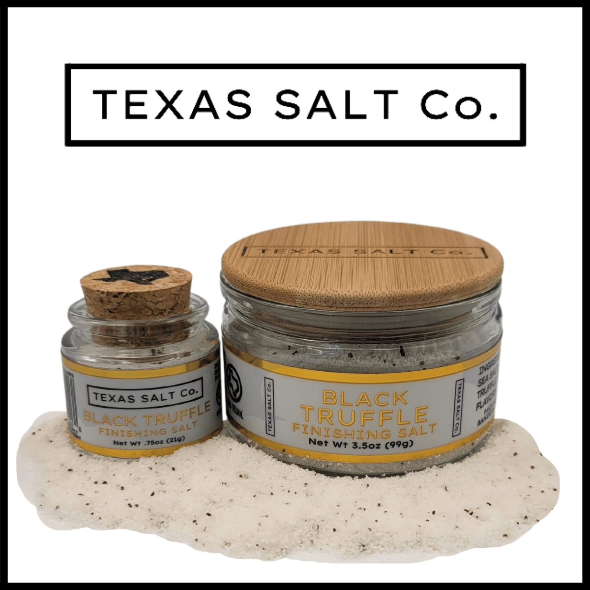 Black Truffle Finishing Salt - themonogram manor 