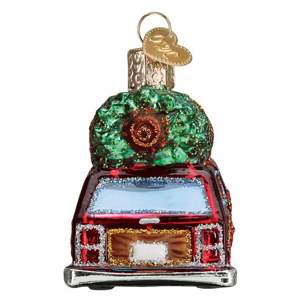 Station Wagon With Tree Ornament - themonogram manor 