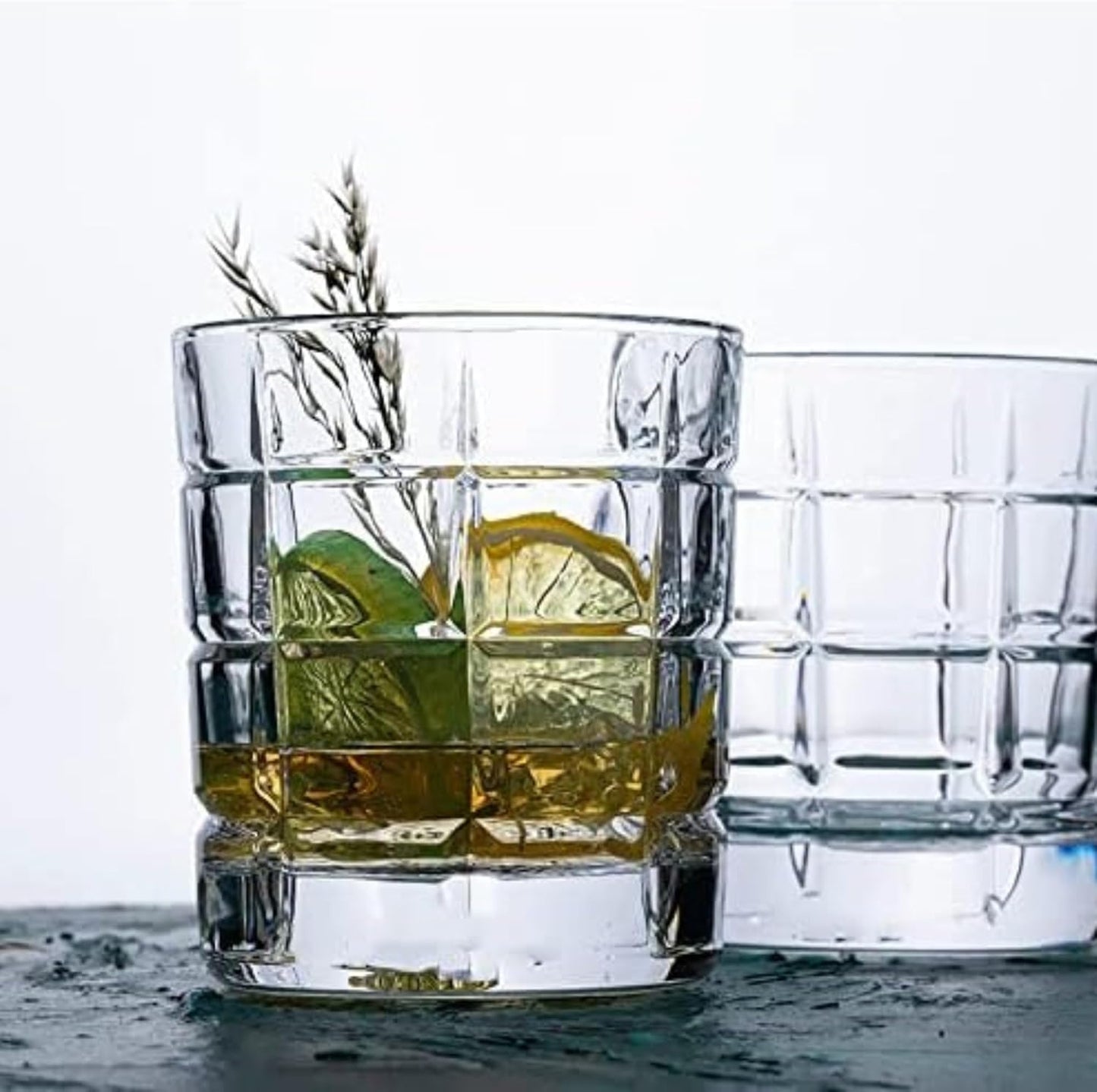 Whiskey Glasses 10oz Premium Scotch Glasses Set of 2 Old Fashioned Whiskey - themonogram manor 