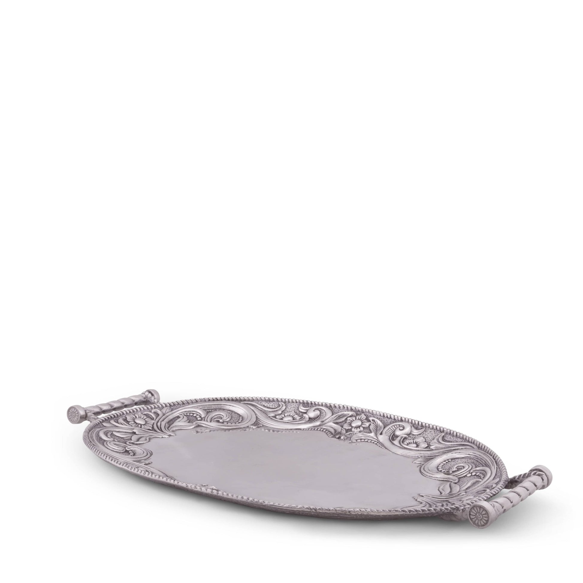 Western Leather Serving Tray - themonogram manor 