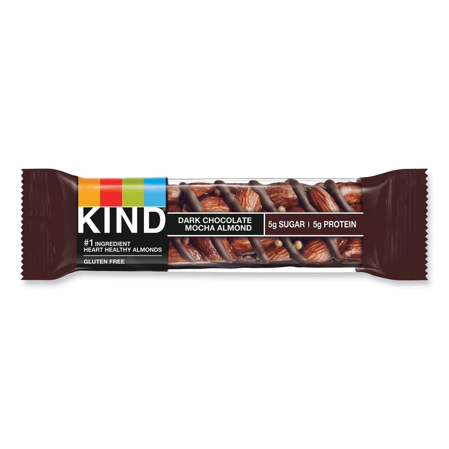 KIND Nuts and Spices Bar, Dark Chocolate Mocha Almond, 1.4 oz Bar, 12/Box - themonogram manor 