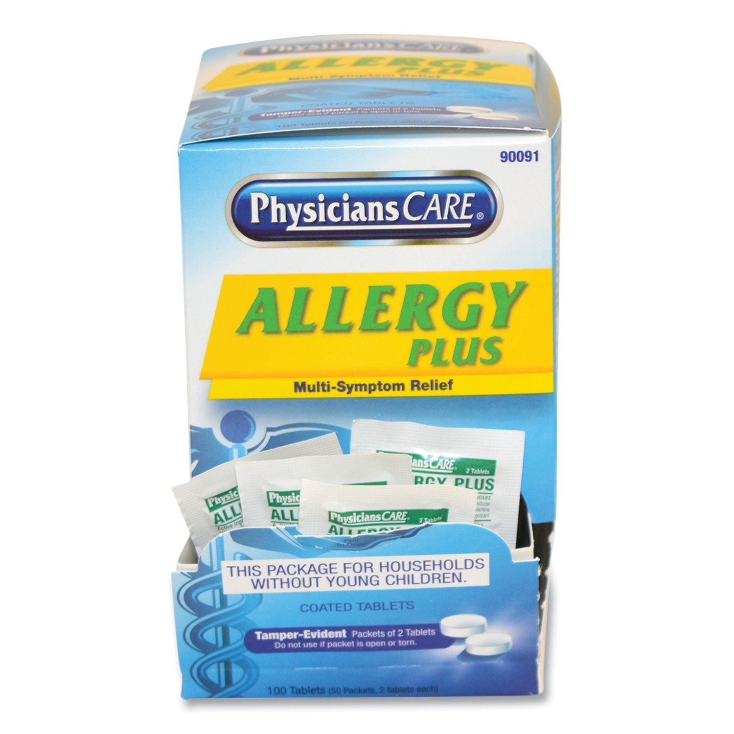 PhysiciansCare Allergy Antihistamine Medication, Two - Pack, 50 Packs/Box - themonogram manor 
