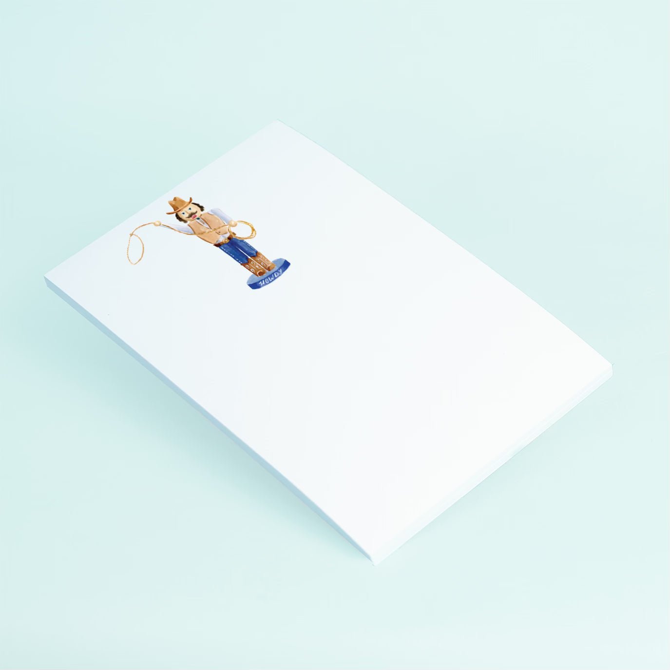 Cowboy Nutcracker Notepad - themonogram manor 