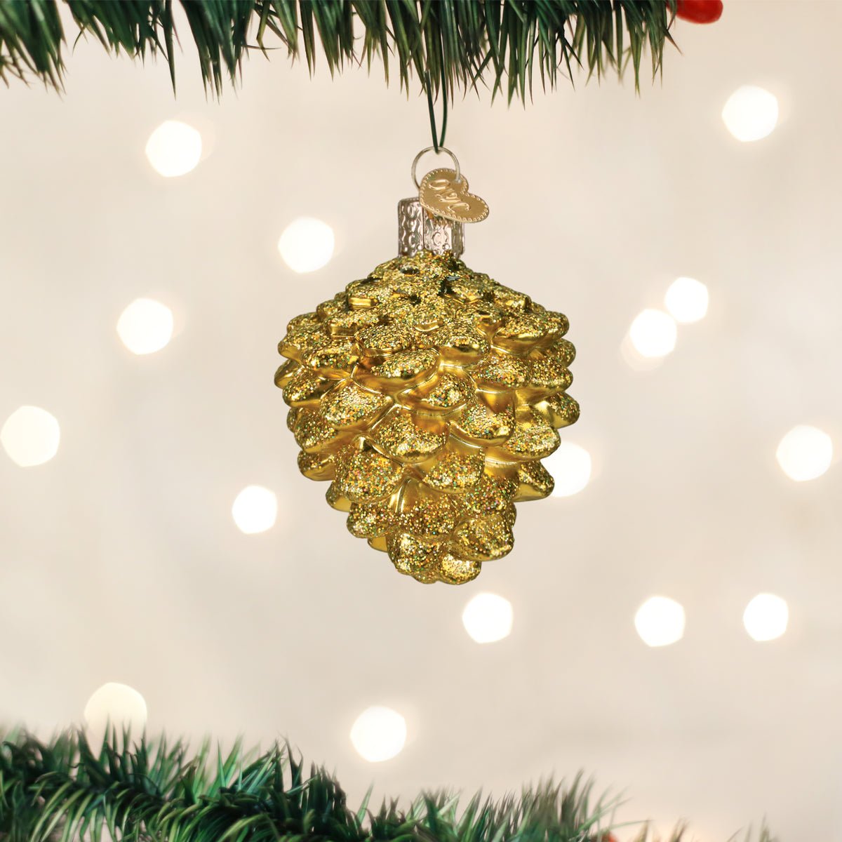 Small Gold Pine Cone - #themonogram manor #