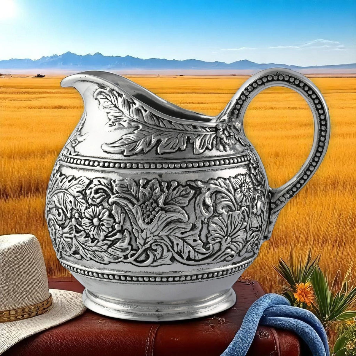 Concho Pattern Pitcher - themonogram manor 