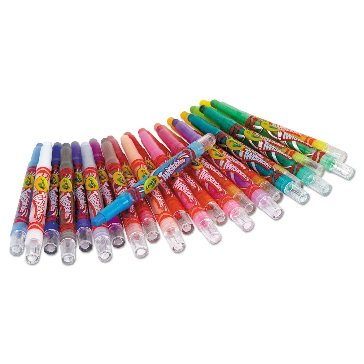 Crayola Twistables Mini Crayons, 24 Colors/Pack - themonogram manor 
