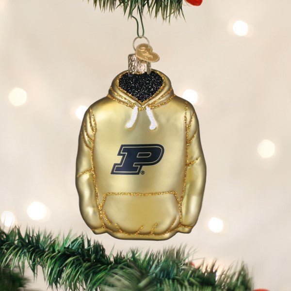 Purdue Hoodie Ornament - themonogram manor 