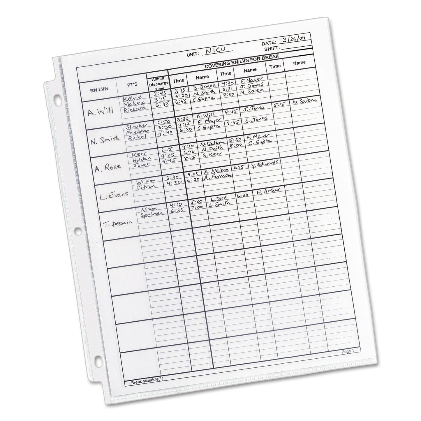 Avery Top - Load Poly Sheet Protectors, Heavy Gauge, Letter, Diamond Clear, 100/Box - themonogram manor 