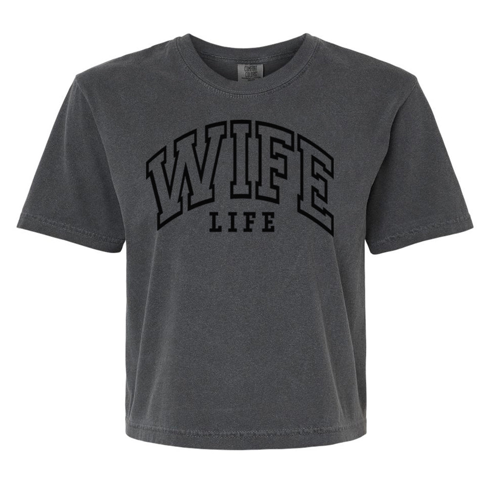 'Wife Life' Boxy T-Shirt - themonogram manor 