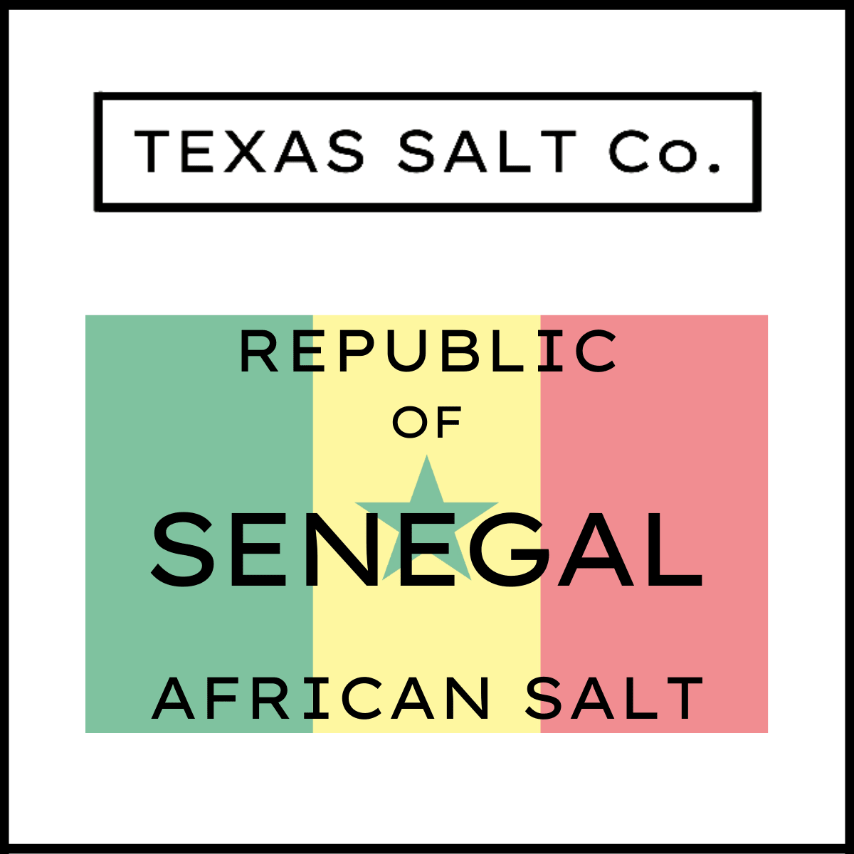 Republic of Senegal African Salt - themonogram manor 