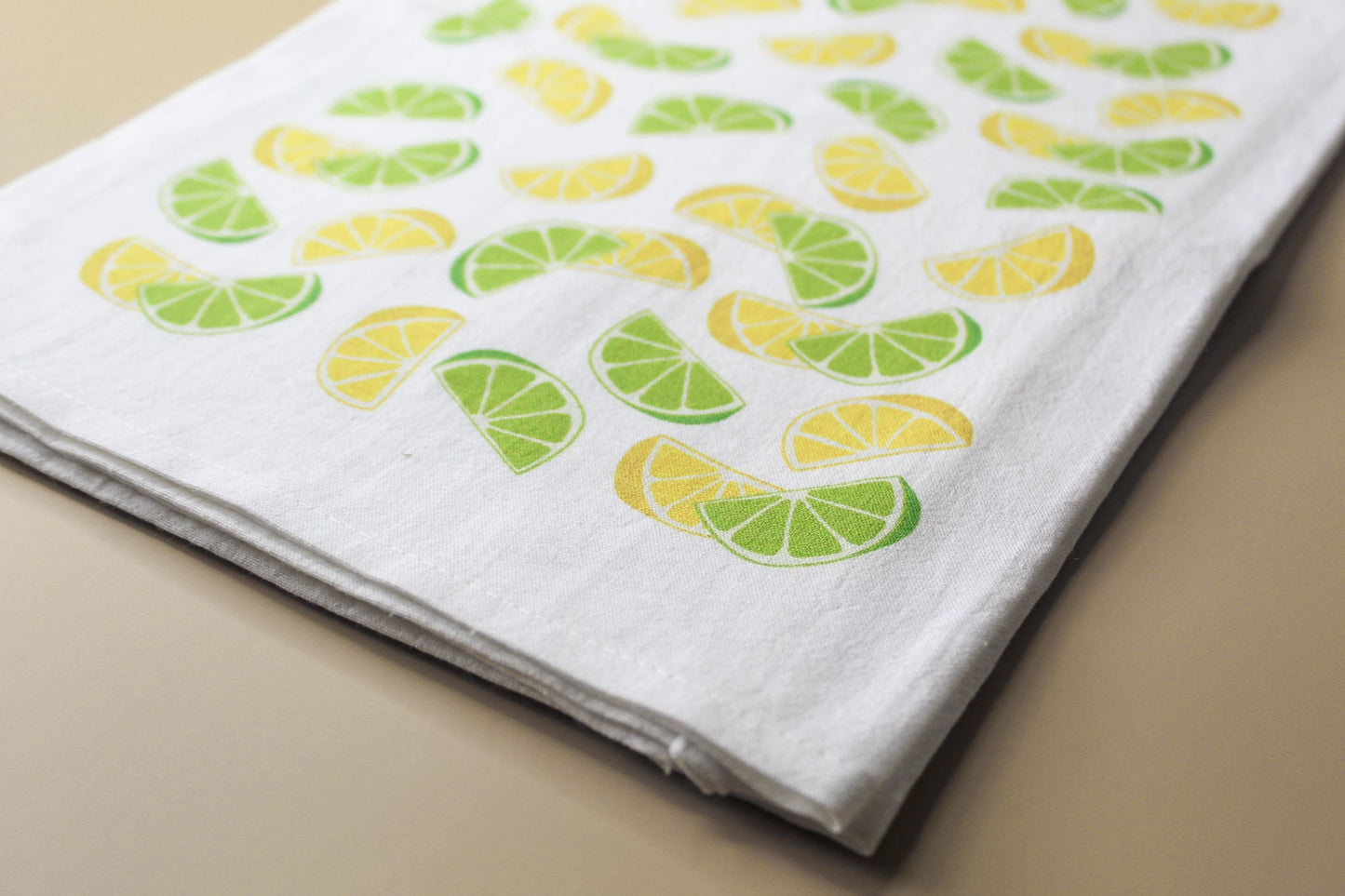 Lemon Lime Tea Towel - themonogram manor 