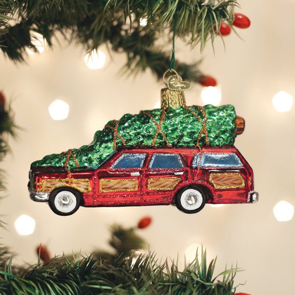 Station Wagon With Tree Ornament - themonogram manor 