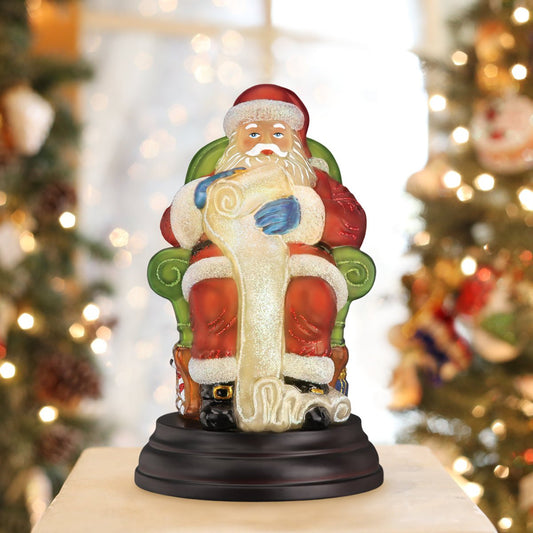 Santa Checking His List Light - themonogram manor 