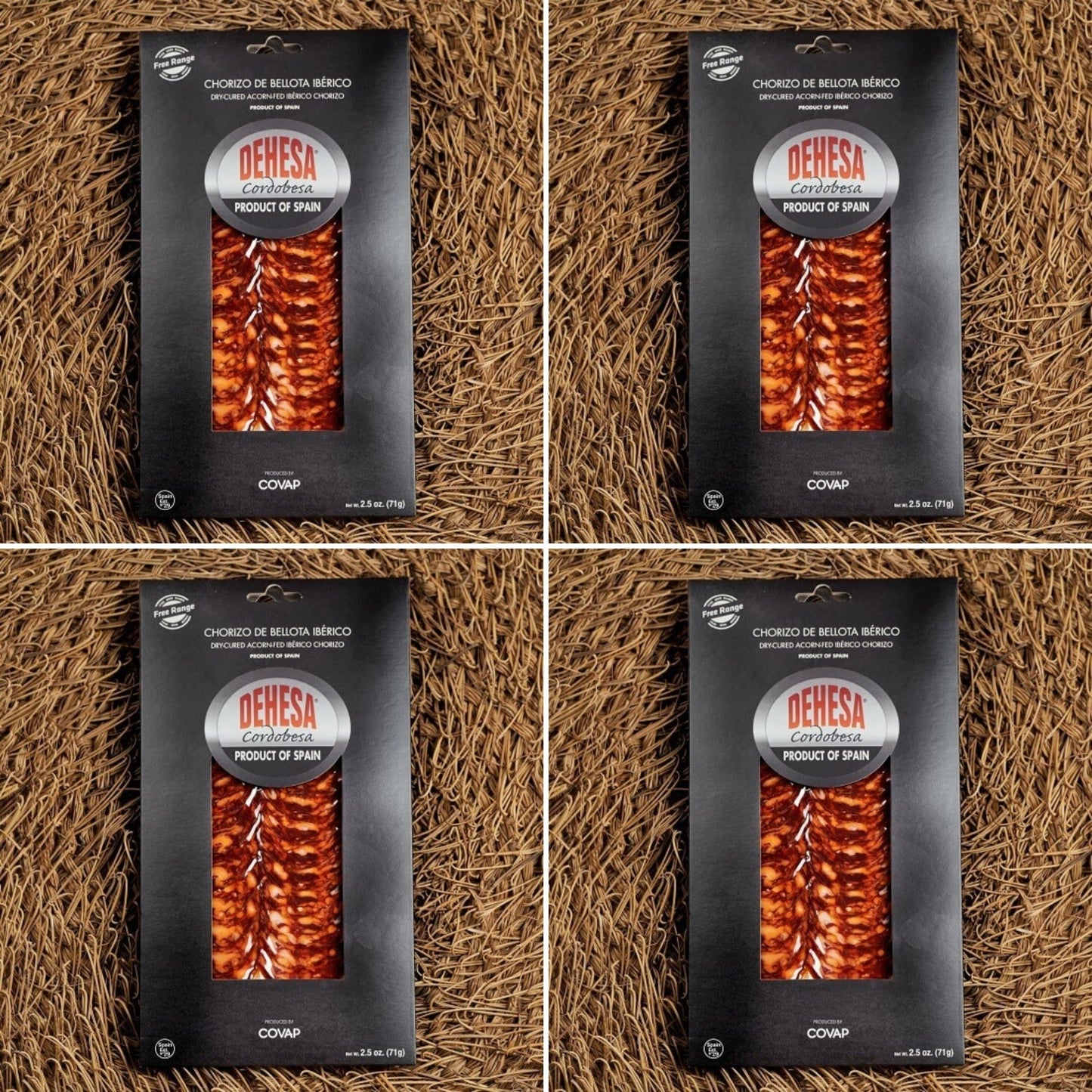 Dehesa Cordobesa® Chorizo and Salchichón de Bellota Ibérico 4 Pack - themonogram manor 