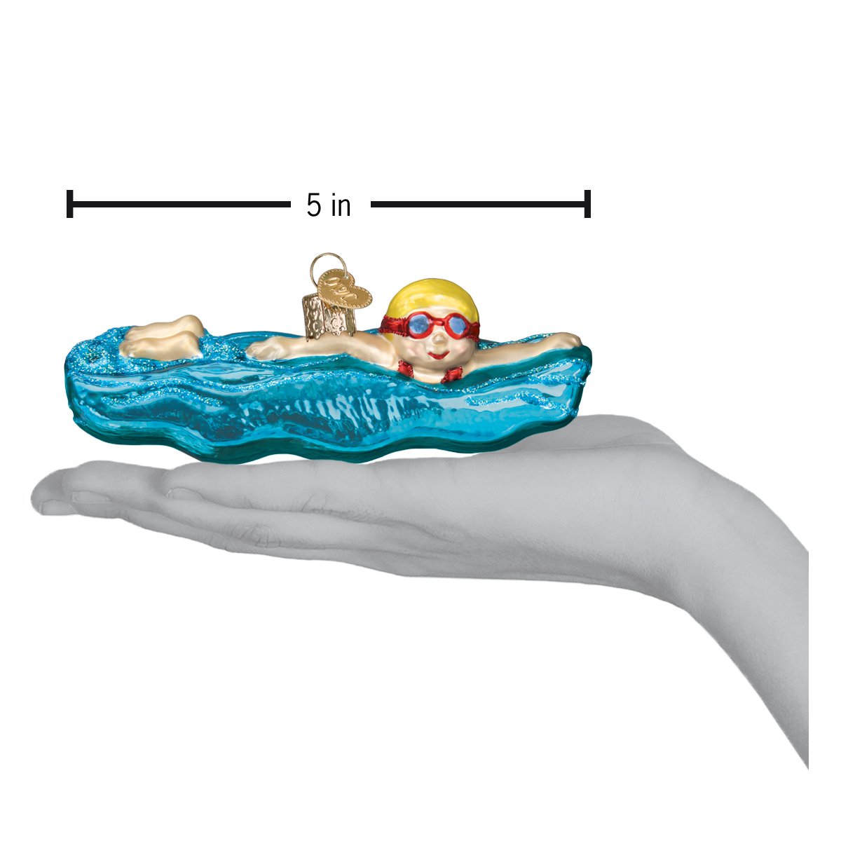 Swimming Ornament - themonogram manor 