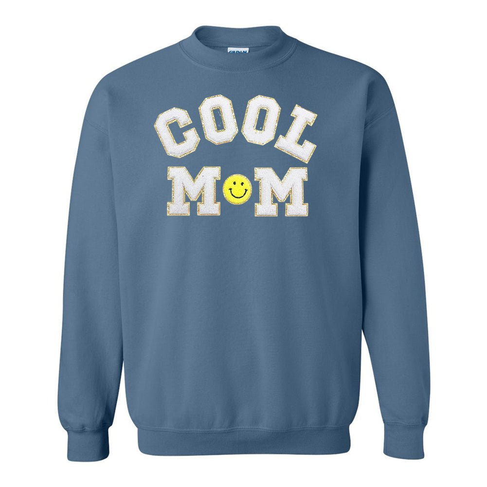 Cool Mom Letter Patch Sweatshirt - themonogram manor 