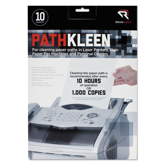 Read Right PathKleen Sheets, 8.5 x 11, 10/Pack - themonogram manor 