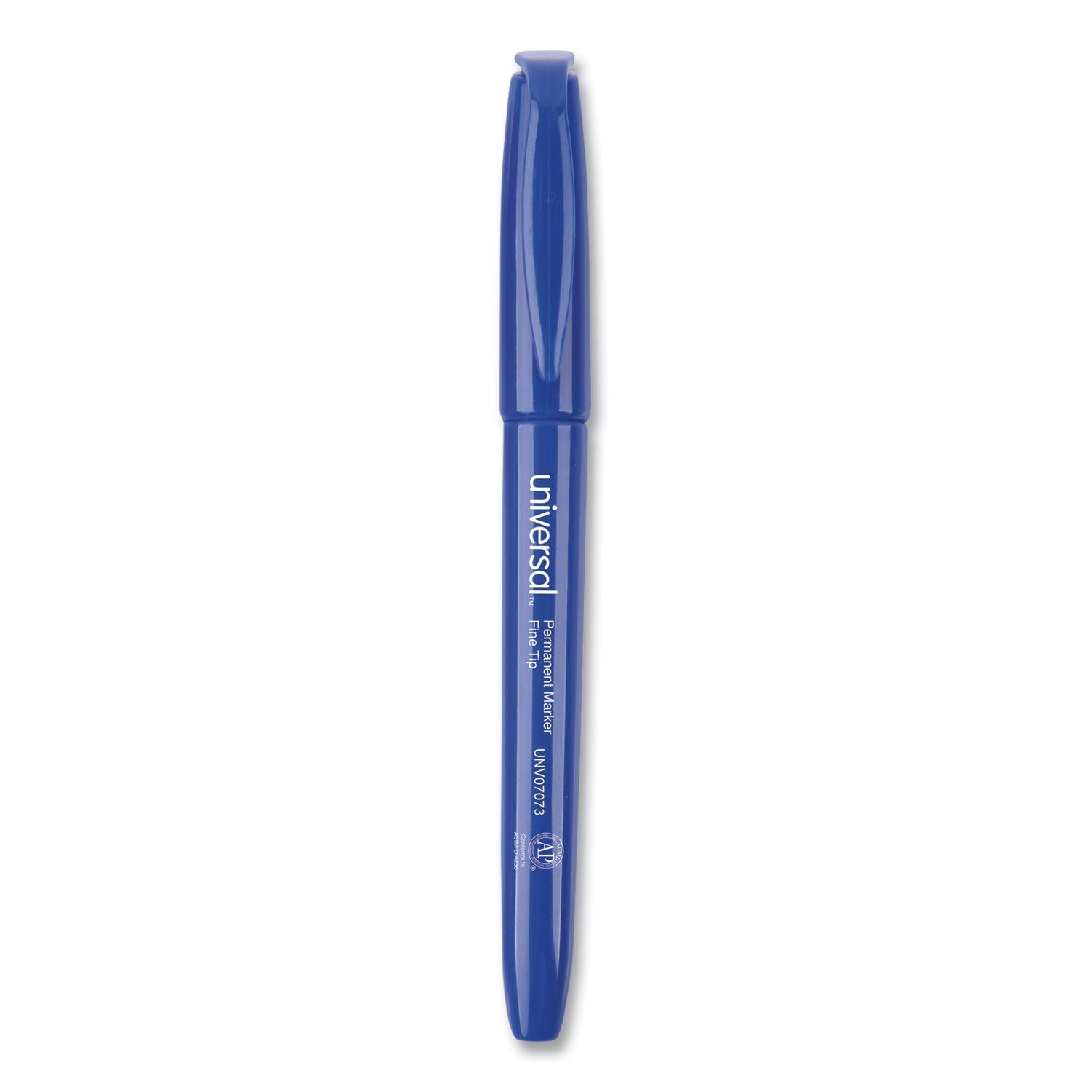 Universal Pen - Style Permanent Marker, Fine Bullet Tip, Blue, Dozen - themonogram manor 