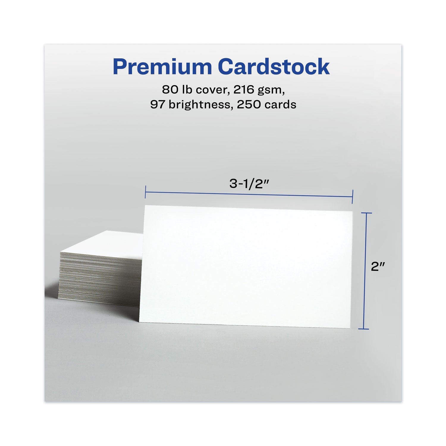 Avery Printable Microperforated Business Cards w/Sure Feed Technology, Inkjet, 2 x 3.5, White, 250 Cards, 10/Sheet, 25 Sheets/Pack - themonogram manor 